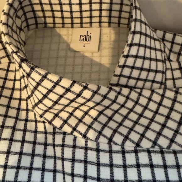 Cabi Women's Black and White Checkered Jacket Medium - Picture 8 of 13